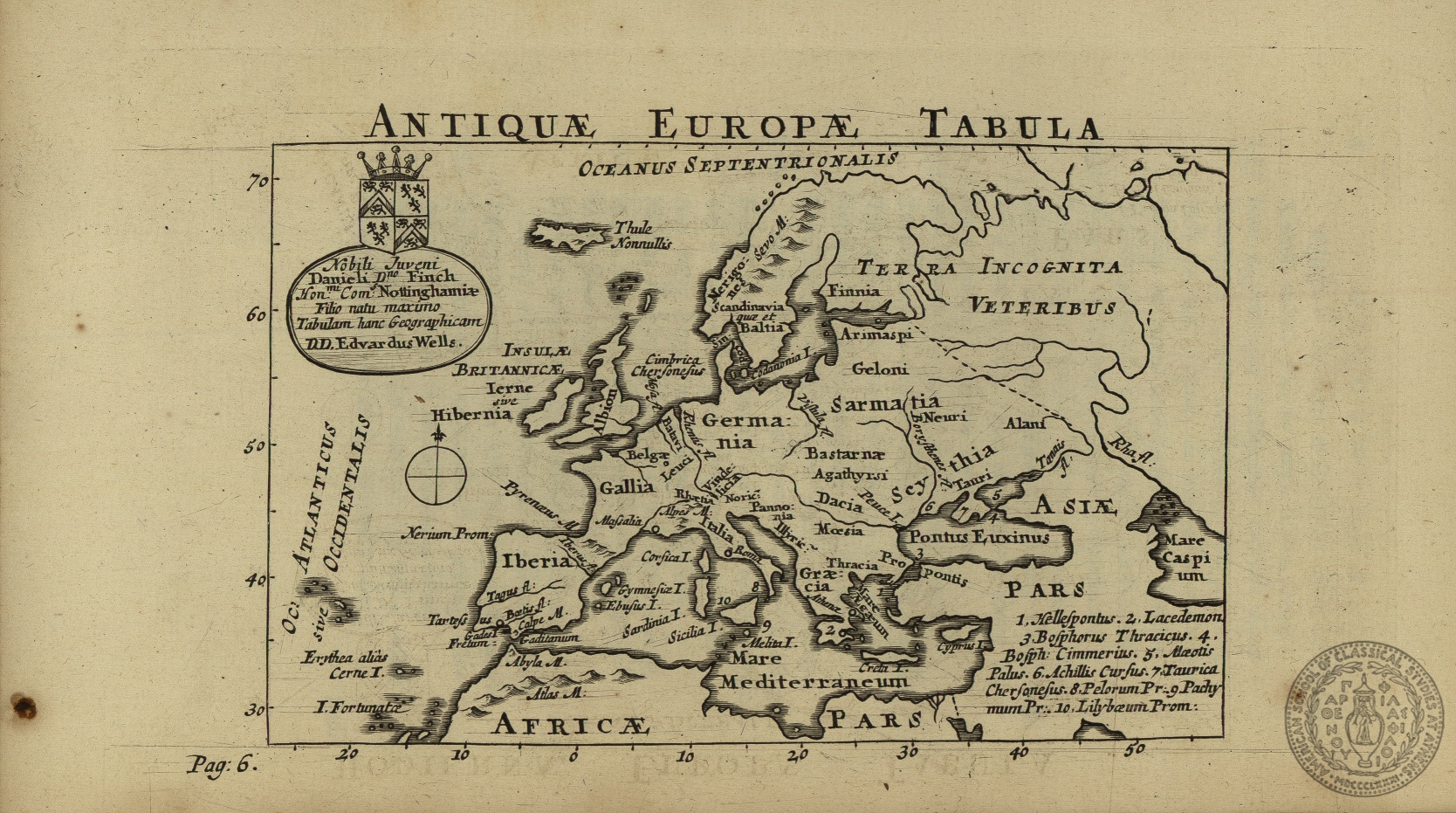 Antiquae Europae Tabula